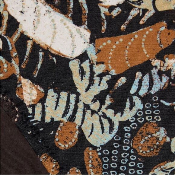 ULLA JOHNSON Catalina Bikini Porto Braided Printed Briefs Size Large NWT - Picture 6 of 7